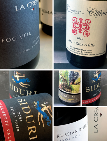 USA California & Oregon Pinot Sample 6 pack