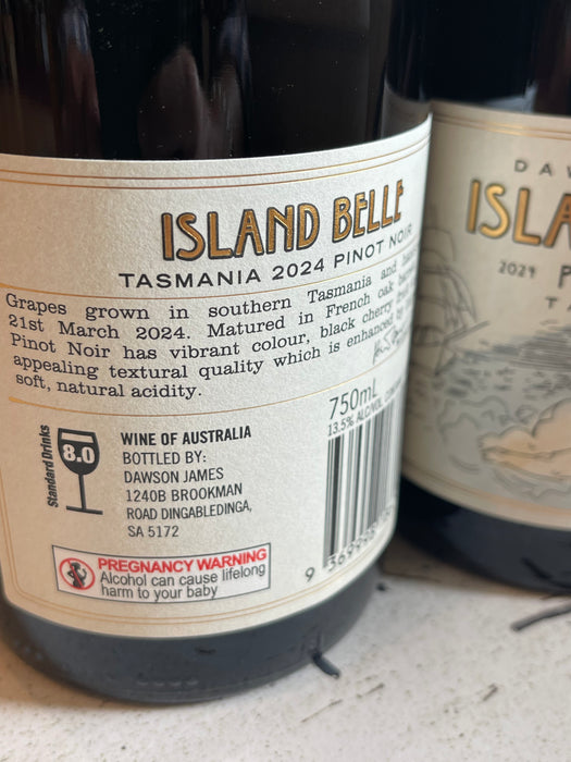 Island Belle Pinot Noir 2024