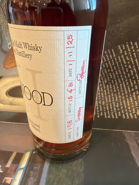 Hillwood Whisky - Oloroso Cask 60 % abv (Extremely Limited)