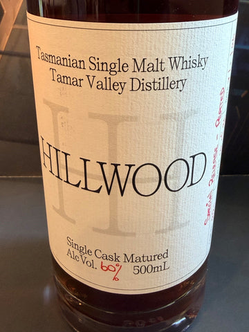 Hillwood Whisky - Pinot Noir Cask Peated 60% abv (Extremely Limited)