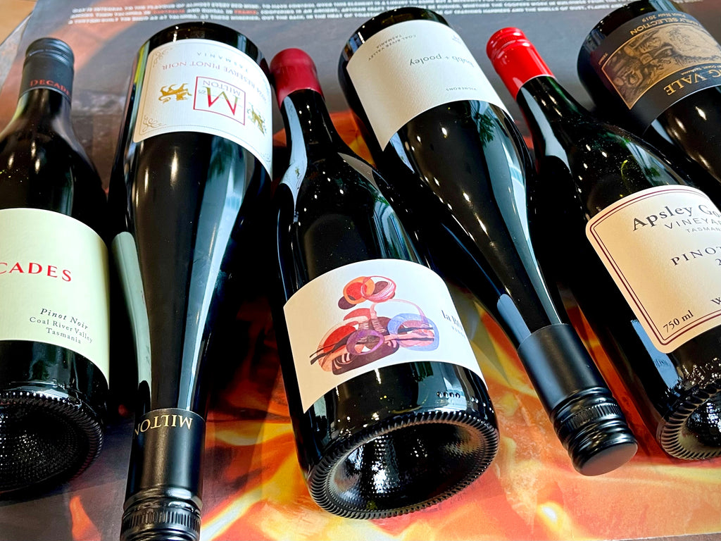 Top End Tasmania Pinot Noirs