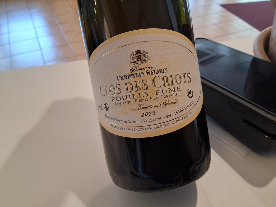 Christian Salmon  Clos Des Criots Pouilly Fume