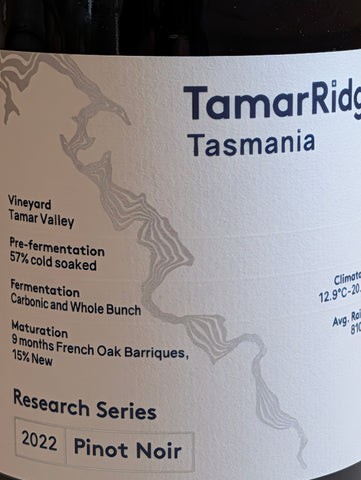 Tamar Ridge Research Pinot Noir