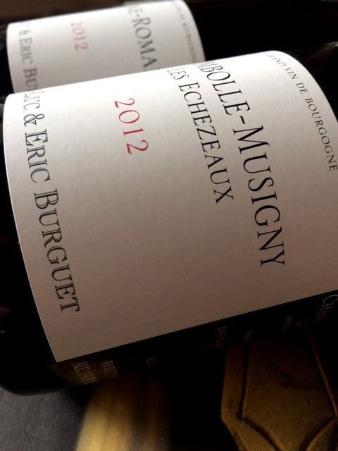 Burguet 2012 Burgundies