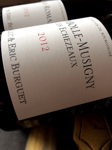 Burguet 2012 Burgundies