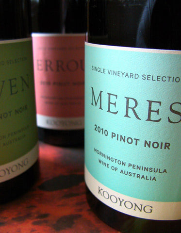 Kooyong Estate 2010 Single Site Pinot Noirs