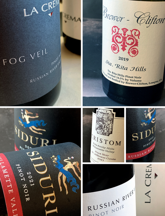USA California & Oregon Pinot Sample 6 pack